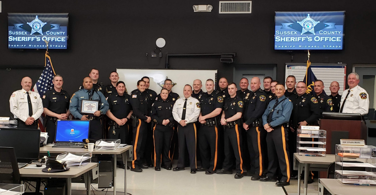 Sussex County Sheriff Michael F. Strada Awards Sheriff’s Officer and